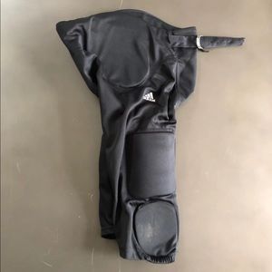 Black Adidas Football Pants-youth Large-2 prs